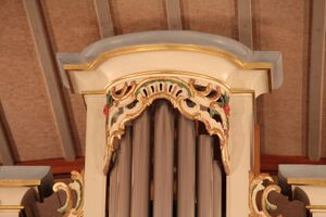 Hüttenberg-Vollnkirchen, ev Kirche, Orgel, Prospekt 4.JPG