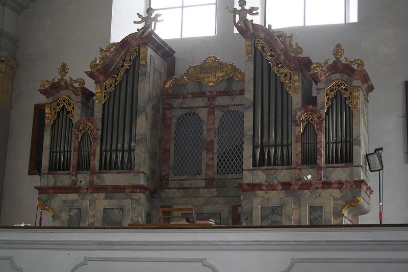 Datei:Hallein-Dürrnberg, Kirche, Orgel.jpg
