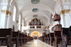 Immenstadt, St Nikolaus, Kirche, Innenraum.JPG