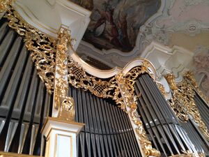 Innsbruck Basilika Wilten Prospektdetail.JPG