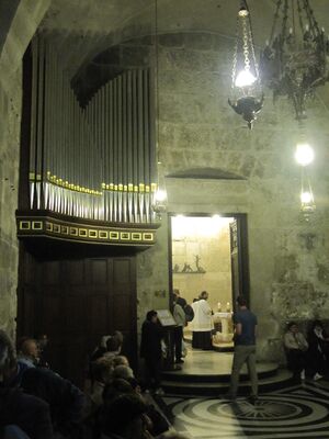 Jerusalem, Grabeskirche (Chororgel)1.JPG