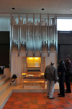 Karlsruhe-Durlach, Luther-Melanchthon-Gemeindezentrum-Orgel.jpg