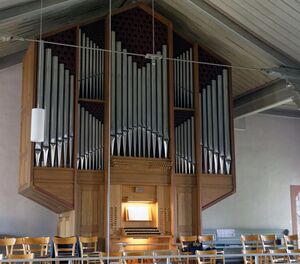 Karlsruhe Knielingen, Ev. Kirche, Prospekt3.jpg