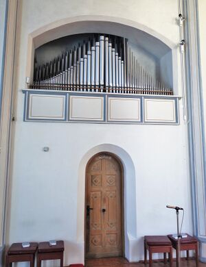 Kolbermoor, Hl. Dreifaltigkeit (Chororgel).JPG