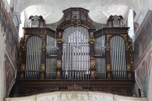 Konstanz, kath Dreifaltigkeitskirche, Orgel, Prospekt 1.JPG