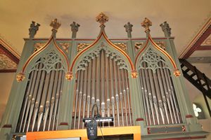 Kronungen, St. Laurentius, Orgel.JPG