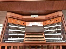 Lübeck, Marienkirche, Spieltisch Hauptorgel 2.JPG