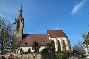 Leinfelden-Echterdingen-Echterdingen-ev Stephanuskirche-Kirche-außen 2.JPG