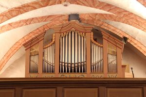 Lich-Ober-Bessingen, ev Kirche, Prospekt 2.JPG