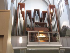 Mönchengladbach St Mariä Himmelfahrt Orgel Gesamtansicht.JPG