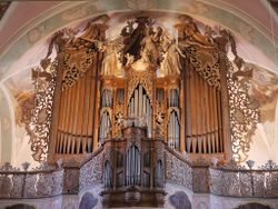 Maihingen, Klosterkirche, Prospekt.JPG