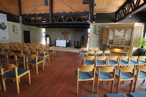 Marburg, Thomaskirche, ev Gottesdienstraum, Kirche, Innenraum.JPG