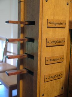 Michendorf, Dorfkirche, Register.JPG