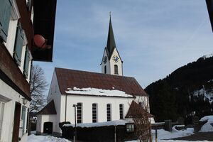 Mittelberg-Hirschegg, St Anna, Kirche, Aussenansicht.JPG