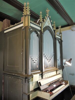 Neuenhagen-Bollensdorf, Dorfkirche, Prospekt.JPG