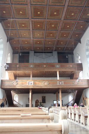 Oberstdorf, St Johannes, Kirche, Innenraum.JPG