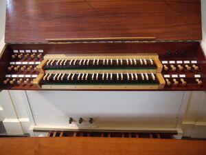 Potsdam, St. Nikolaikirche, Spieltisch b.JPG