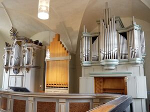 Rheinsberg, St. Laurentius (Nußbücker-Orgel), Prospekt.JPG