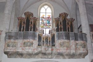 Schönbach, Wallfahrtskirche Maria Rast, Prospekt.jpg