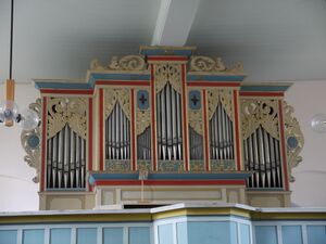 Teupitz, Heilig-Geist-Kirche, Prospekt.JPG