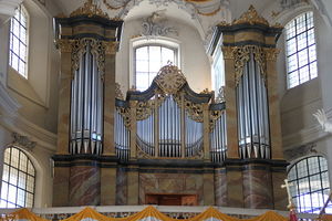 Vierzehnheiligen, Basilika (Hauptorgel), Prospekt.JPG