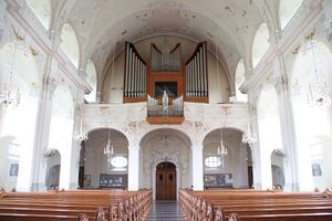 Waldkirch-Kollnau, St Josef, Kirche, Innenraum 1.JPG
