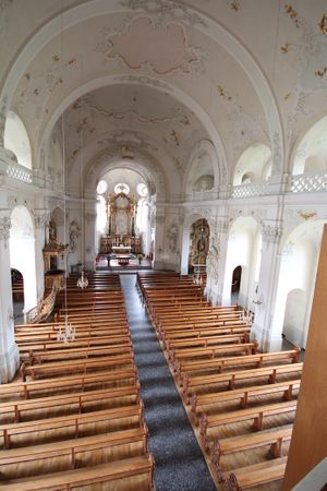 Waldkirch-Kollnau, St Josef, Kirche, Innenraum 3.JPG