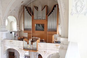 Waldkirch-Kollnau, St Josef, Orgel, Prospekt 2.JPG