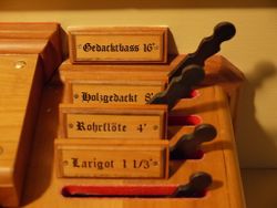 Waldkirchen (Niederbayern), Erlöserkirche, Register.JPG