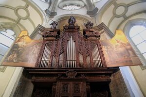 Wien Franziskanerkirche, Wöckherl-Orgel.JPG