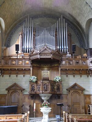 Zürich-Enge, reformierte Kirche, Prospekt2.JPG