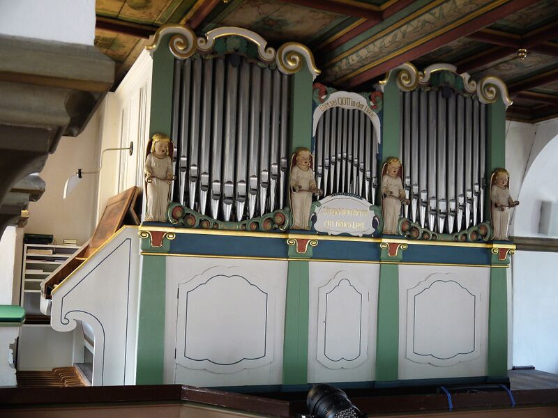 Datei:Zwickau-Weißenborn, Johanniskirche, Prospekt.JPG